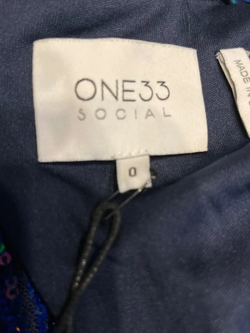 ONE 33 SOCIAL The Scarlett Sequin Cocktail Dress Size 0 XS - New with Tags - Picture 7 of 7